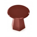 Стол журнальный HALMAR LOCA бордовый